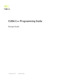 CUDA C++ Programming Guide