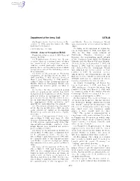 Department of the Army, Dod § 578.48