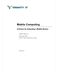 Tablets 8 Differentiating the Tablet PC and Tablet Device 9 Active and Passive Digitizer