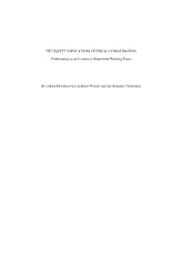 The Equity Implications of Fiscal Consolidation