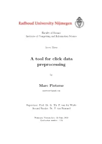 A Tool for Click Data Preprocessing