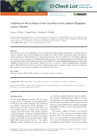 Additions to the Avifauna of Two Localities in the Southern Rupununi Region, Guyana 17