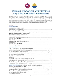 Music Listing NCEA 0402