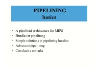 PIPELINING Basics