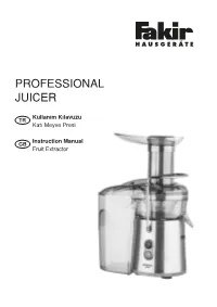 Professional Juicer