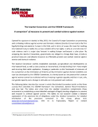 The Istanbul Convention and the CEDAW Framework