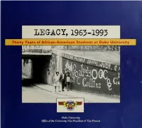 Legacy, 1963-1993