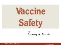 Presentation of Stanley Plotkin