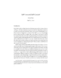 Self-Love and Self-Conceit*