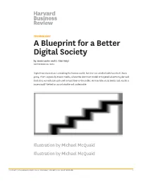 A Blueprint for a Better Digital Society by Jaron Lanier and E
