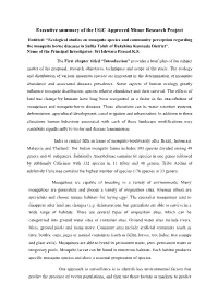 Executive Summary of the UGC Approved Minor Research Project