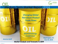 Changing Global Petroleum Product Trade Flows