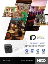 Compact Sound Reinforcement System