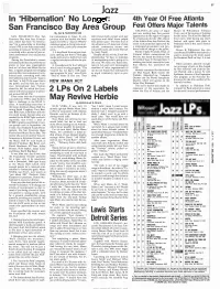 Jpaizz Nett, Bill Evans, Earl Hines and Oth- a 20-Year Association with Atlantic Learned I Can