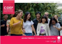 LEARN FRENCH in Angers, in the Loire Valley