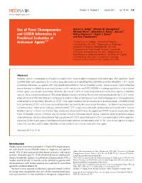 Use of Yeast Chemigenomics and COXEN Informatics in Preclinical