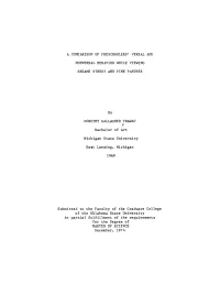 A Comparison of Preschoole~S 1 Verbal And