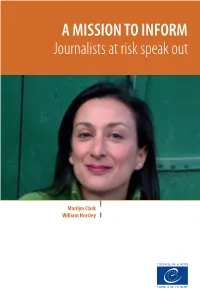 A Mission to Inform: Journalists at Risk Speak