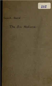 David Cusick's Sketches of Ancient History of The