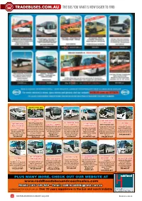 Tradebuses.Com.Au the Bus You Want Is Now Easier to Find