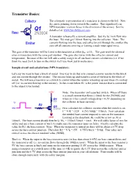 Transistor Basics