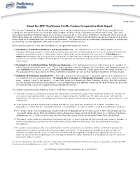 About the ETS® Proficiency Profile Custom Comparative Data Report