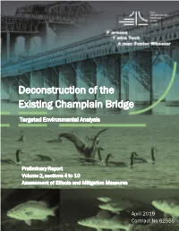 Deconstruction of the Existing Champlain Bridge