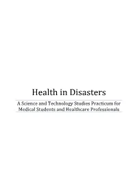 Handbook Health in Disasters