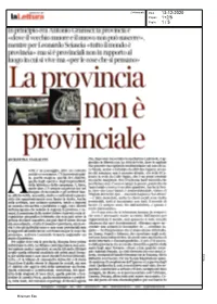 Mentre Per Leonardo Sciascia