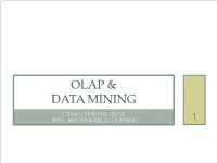 Olap & Data Mining