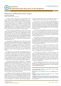 Reflection on Henrietta Lacks' Legacy
