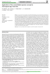&lt;I&gt;Cercospora&lt;/I&gt; Spp. from Iran