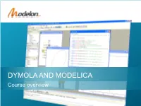 Introduction to Dymola