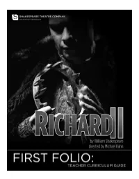 Richard II First Folio