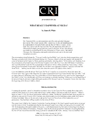What Really Happened at Nicea?