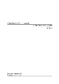 Cinelerra CV Manual Non-Linear Video Editor for GNU/Linux Community Version 2.1 Edition 1.55.EN