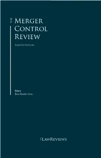 Merger Control Review