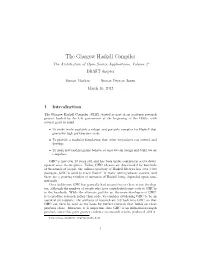 The Glasgow Haskell Compiler the Architecture of Open Source Applications, Volume 2 ∗ DRAFT Chapter