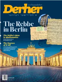 The Rebbe in Berlin