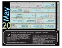 What Are the Hollywood Prayer Network & the HPN Calendars