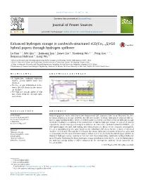 Enhanced Hydrogen Storage in Sandwich-Structured Rgo/Co1-Xs/Rgo Hybrid Papers Through Hydrogen Spillover