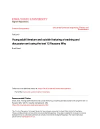 Young Adult Literature and Suicide Featuring a Teaching and Discussion Unit Using the Text 13 Reasons Why