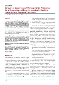 Dens Evaginatus and Dens Invaginatus in Maxillary Lateral Incisor: Report of Two Cases