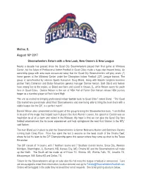 Moline, IL August 16Th 2017 Steamwheelers Return with a New
