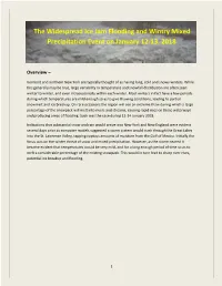 The Widespread Ice Jam Flooding and Wintry Mixed Precipitation Event on January 12-13, 2018