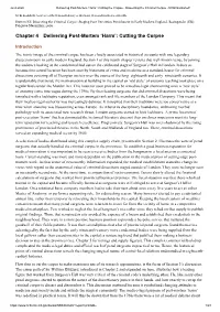 Delivering Post-Mortem Harm: Cutting the Corpse: Staging Post-Execution