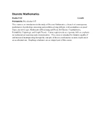 Discrete Mathematics