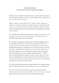 A Form Within a Form a Conversation Between Dor Guez and the Composer Hagop K