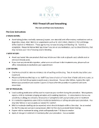PDO Thread Lift and Smoothing