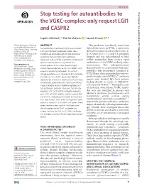 Stop Testing for Autoantibodies to the VGKC-Complex: Only Request LGI1